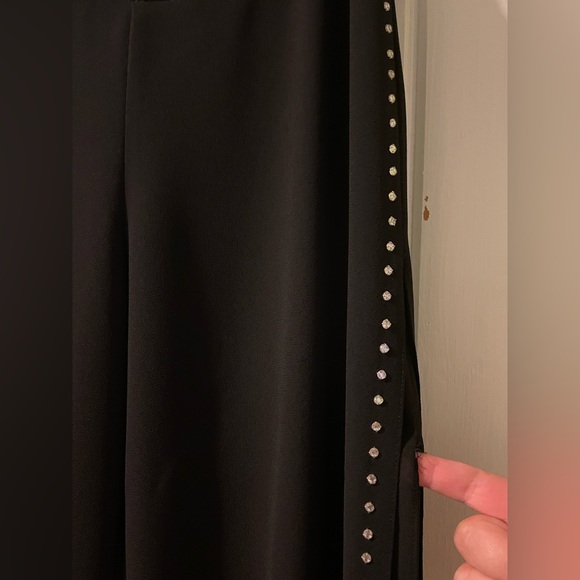 JS collections sided sheer rhinestone pants size 4 EUC - Picture 3 of 7